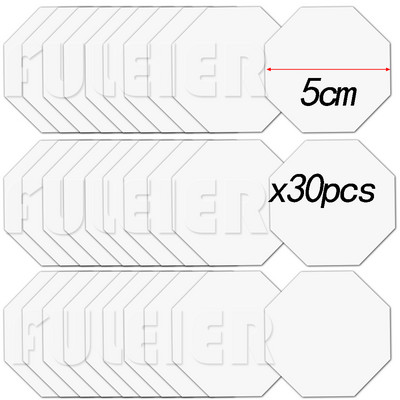 5/10/15/20/25 cm Nyolcszögű akril tortakorongok barkácsolás Art üres tábla tortaszerszám tálca állvány tortalap díszítő eszköz