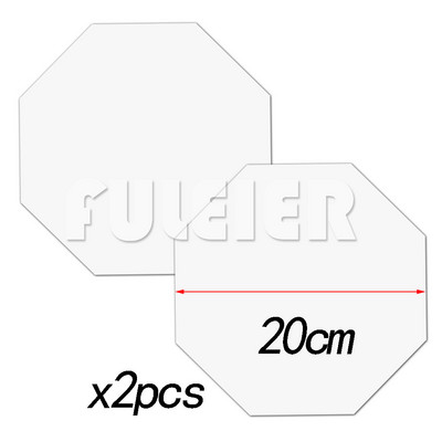 5/10/15/20/25 cm Nyolcszögű akril tortakorongok barkácsolás Art üres tábla tortaszerszám tálca állvány tortalap díszítő eszköz