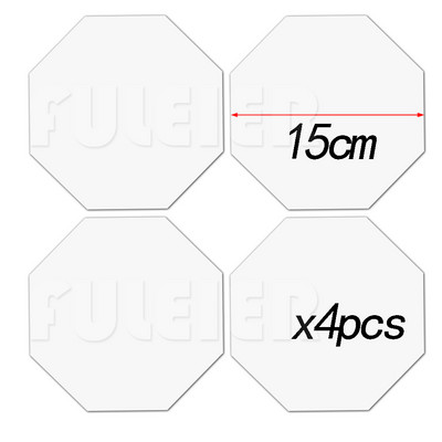 5/10/15/20/25 cm Nyolcszögű akril tortakorongok barkácsolás Art üres tábla tortaszerszám tálca állvány tortalap díszítő eszköz