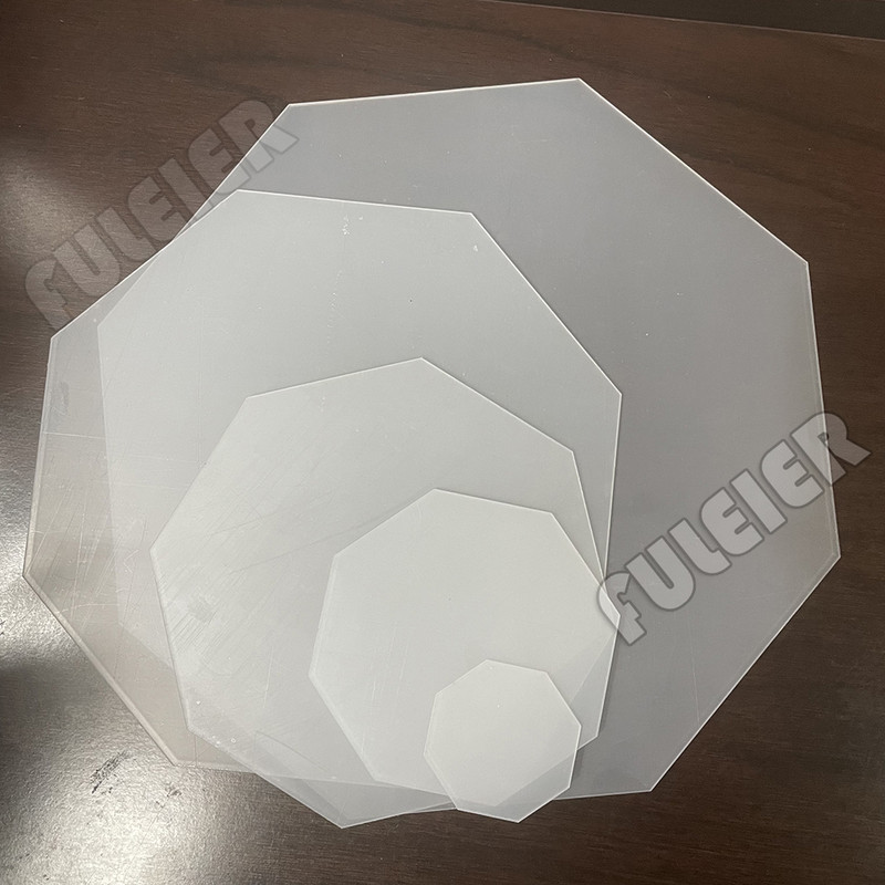 5/10/15/20/25 cm Nyolcszögű akril tortakorongok barkácsolás Art üres tábla tortaszerszám tálca állvány tortalap díszítő eszköz