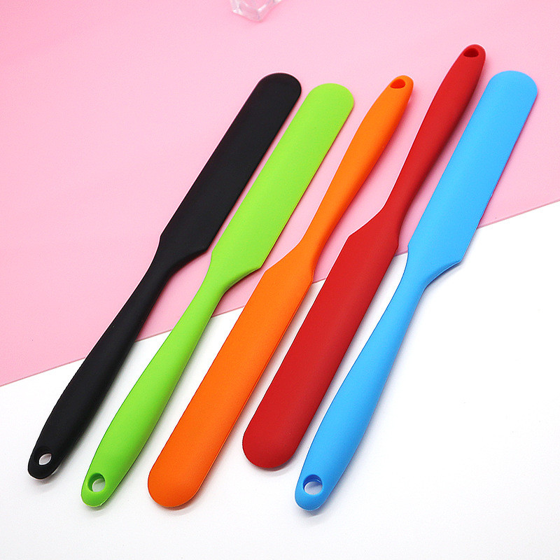 25cm Silikona garais skrāpis Krāsa Krēms Garais Nazis Skrāpis Kūkas izgatavošana Mazi Piederumi Silīcija lāpstiņa Cepšanas rīki Kūkām