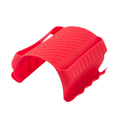 Silikona cepeškrāsns siltuma vairogs Silikona pretpiedeguma skavas Cepeškrāsns cimdi Saspiežamie dūraiņi Gatavošanas katlu turētājs karstām pannām Katli grauzdiņš maize