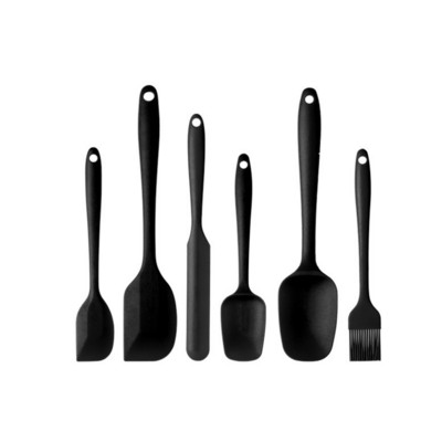 6-dijelni set silikonskih lopatica za hranu Neljepljive lopatice otporne na toplinu Okretač za kuhanje Pečenje Miješanje Alati za pečenje