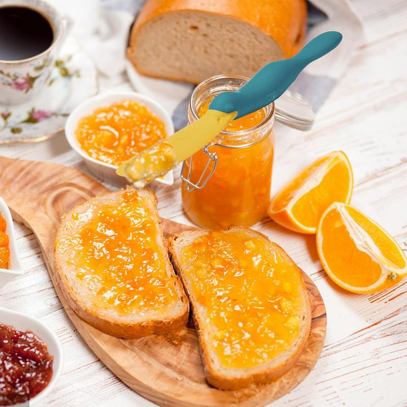 Vaj spatula szilikon kenő hőálló fűszerező eszközök tapadásmentes vékony üvegek turmixgép konyhai sütőkészletek otthonra