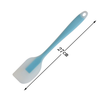 2 S/L méretű krémkaparó integrált magas hőmérsékletű süteménykrém szilikon kaparó áttetsző fejű spatula sütőeszköz tortaszerszám