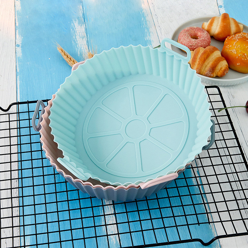 Atkārtoti lietojama gaisa frier silikona katla cepeškrāsns cepeškrāsns cepeškrāsns picai Airfryer silikona grozs cepta vistas grila pannas virtuvei