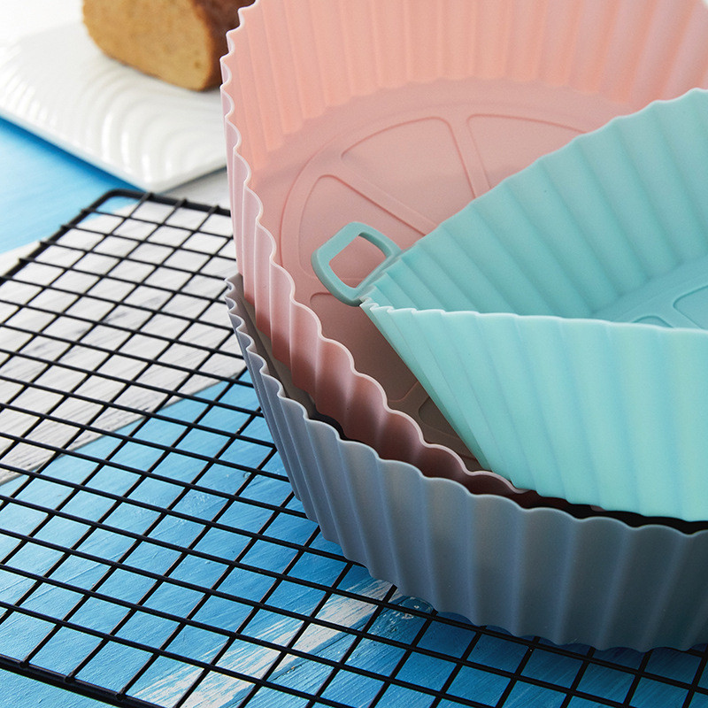 Atkārtoti lietojama gaisa frier silikona katla cepeškrāsns cepeškrāsns cepeškrāsns picai Airfryer silikona grozs cepta vistas grila pannas virtuvei