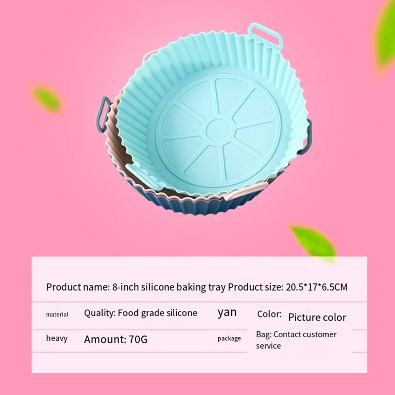 Atkārtoti lietojama gaisa frier silikona katla cepeškrāsns cepeškrāsns cepeškrāsns picai Airfryer silikona grozs cepta vistas grila pannas virtuvei