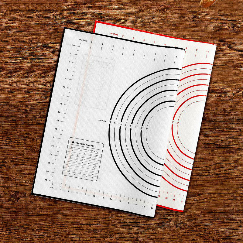 Taigna sõtkumise matt silikoonist küpsetusmatt pitsa koogi kondiitripadi Mittenakkuv Köögi küpsetusgrill Vidinad Küpsetusnõud 30X40CM