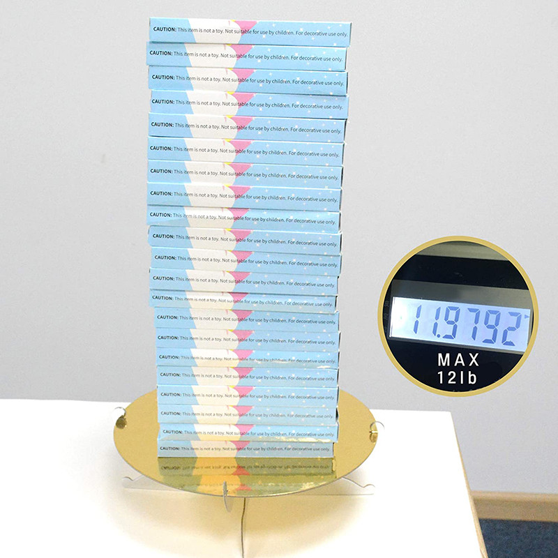 Zelta kūku kūciņu statīvs 3 līmeņu kartona pārtikas desertu stends pēcpusdienas tējai dzimšanas dienas svinību dekorēšanai