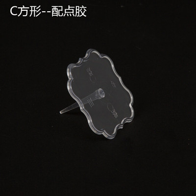 YOMDID 20db praktikus tortaállványok díszítő alsó konzol átlátszó műanyag fondant csokoládétartók konyhai kiegészítők