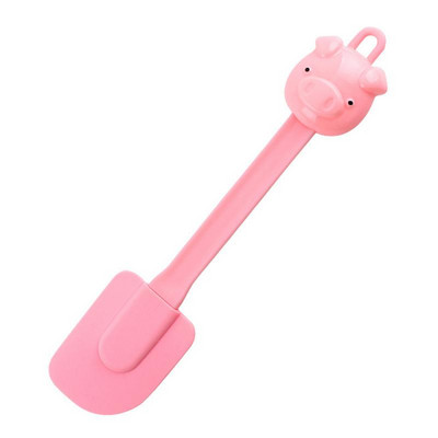 Karikatūra Piggy Silikona skrāpju eļļas suku komplekts cepšanai BBQ krēms skrāpis eļļas otiņa kūka sviesta skrāpis radošs cepšanas rīki karsti