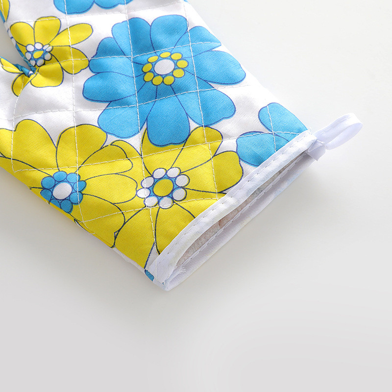 1db Aranyos mikrohullámú sütő kesztyű pamut hőszigetelt sütési hőálló kesztyű sütőkesztyű terilén csúszásmentes aranyos konyhai eszköz