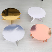 Viena slāņa kūku plaukts mājsaimniecības papīra kūku stends pārtikas displejs augļu desertiem pēcpusdienas tējai kāzu cepšanai cepeškrāsnī kūku plaukts