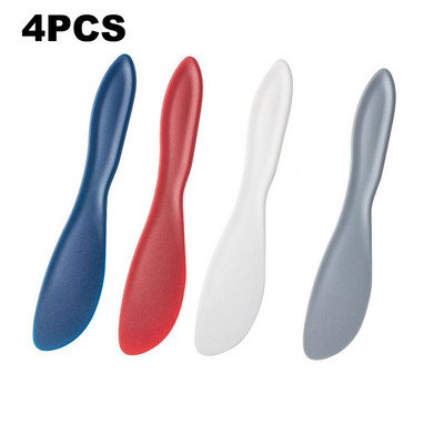 Műanyag tésztasúlyvágó süti Fondant kenyér pizza eszközök Spatula tortához Vajkaparó tészta és péksütemény konyhai eszközök