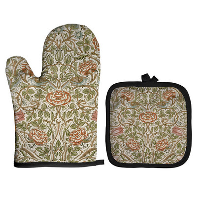 Amerikāņu ilustrācija, mikroviļņu krāsns cimds, pods, cimdi, virtuves pods, paklājs