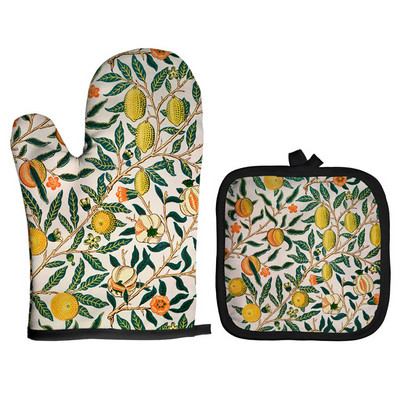 Amerikāņu ilustrācija, mikroviļņu krāsns cimds, pods, cimdi, virtuves pods, paklājs