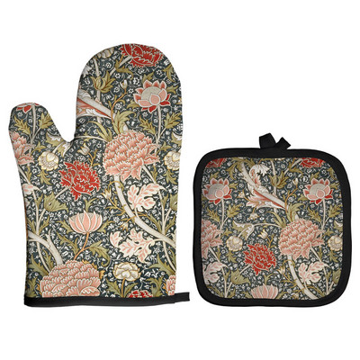 Amerikāņu ilustrācija, mikroviļņu krāsns cimds, pods, cimdi, virtuves pods, paklājs