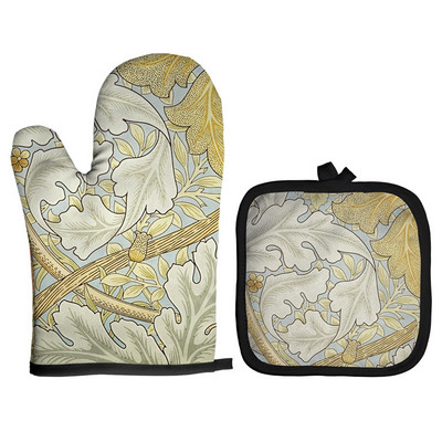 Amerikāņu ilustrācija, mikroviļņu krāsns cimds, pods, cimdi, virtuves pods, paklājs