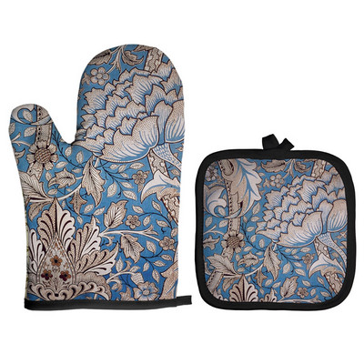 Amerikāņu ilustrācija, mikroviļņu krāsns cimds, pods, cimdi, virtuves pods, paklājs