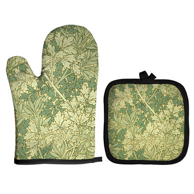 Amerikāņu ilustrācija, mikroviļņu krāsns cimds, pods, cimdi, virtuves pods, paklājs