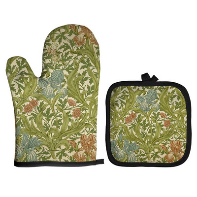 Amerikāņu ilustrācija, mikroviļņu krāsns cimds, pods, cimdi, virtuves pods, paklājs