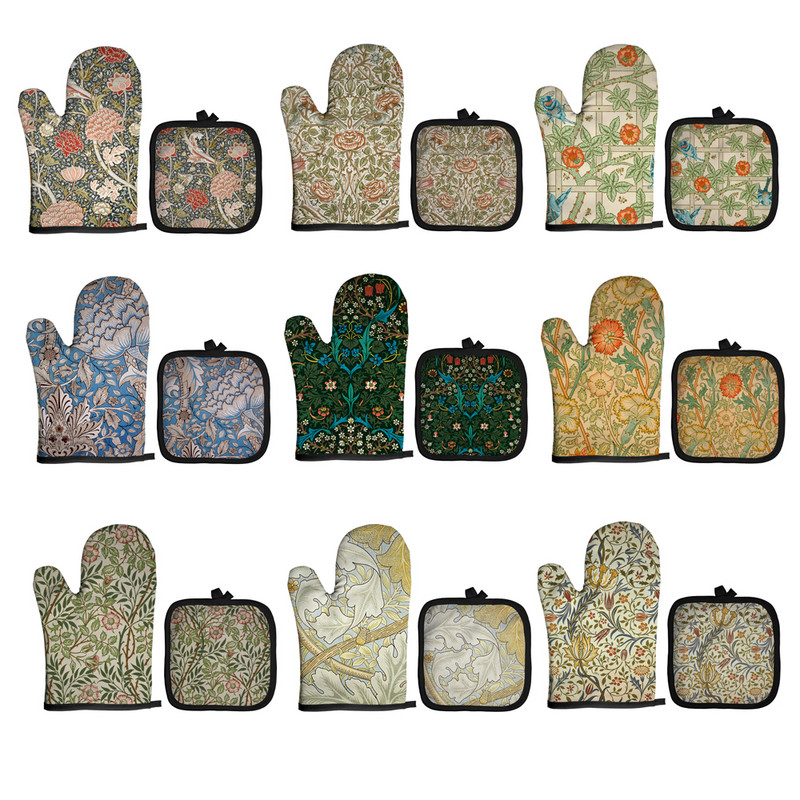 Amerikāņu ilustrācija, mikroviļņu krāsns cimds, pods, cimdi, virtuves pods, paklājs