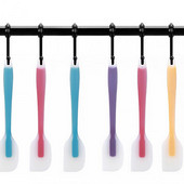 Virtuves silikona lāpstiņa Caurspīdīga mīklas gatavošanai Skrāpējamais krēms Karstumizturīgi trauki Cepšanai Kūku Ota Instrumenti Mīklas izstrādājumi