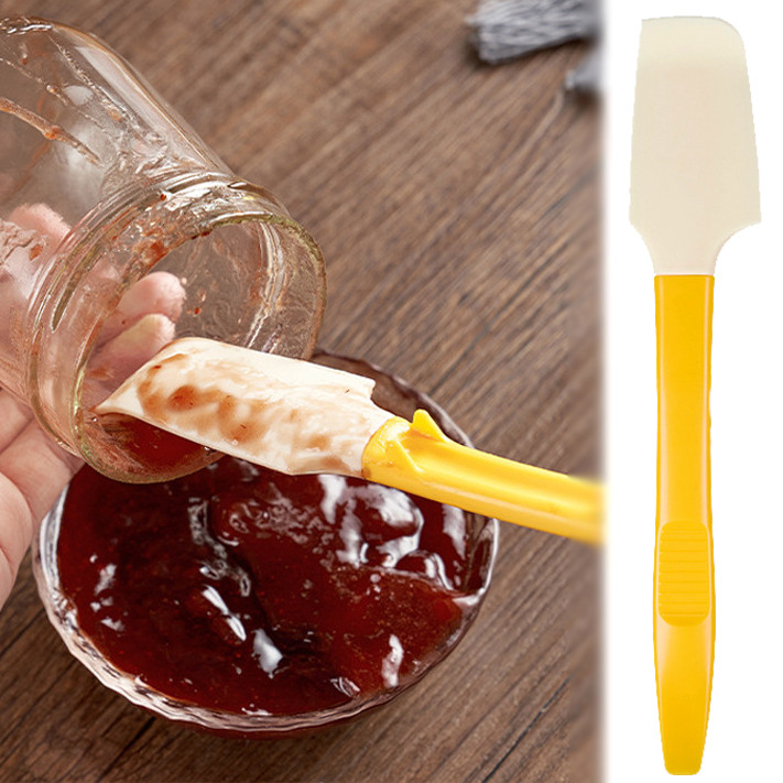 Silikoonist kreemjas küpsetuslabida lõikur Kuumakindel nakkumatu võikaabits Mininõud moosikoogi köögiriistade segamiseks