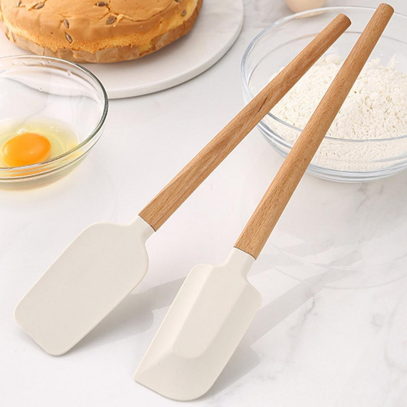 Krējuma lāpstiņa trauku mazgājamā mašīnā droši viegli cepšanai sadzīves silikona lāpstiņas skrāpji virtuves sīkrīki