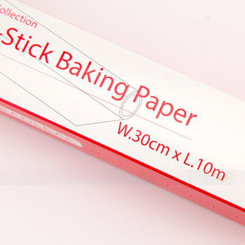 Хартия за печене WePick 10M барбекю Двустранна силиконова олио хартия правоъгълна фурна олио хартия листове за печене пекарна барбекю парти