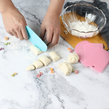 Ξύστρα για κέικ Πλαστικά Εργαλεία ψησίματος Πλαστική κρέμα ξύστρα Κρέμα Κόφτης ζύμης κέικ Αξεσουάρ κουζίνας ψησίματος Gadgets κουζίνας