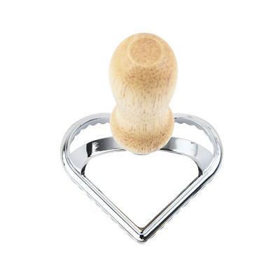 Rankinės makaronų formelės Namų Ravioli pjaustyklės sausainių preso formelės su medine rankena Virtuvės kepimo įrankis koldūnams Lazanija Pierogi