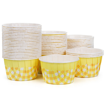 50gab. Rozā zaļa rūtainā kēksiņu ieliktņa cepšanas krūzīte kāzām Baby Shower Party Mafins cupcake papīra glāzītes.