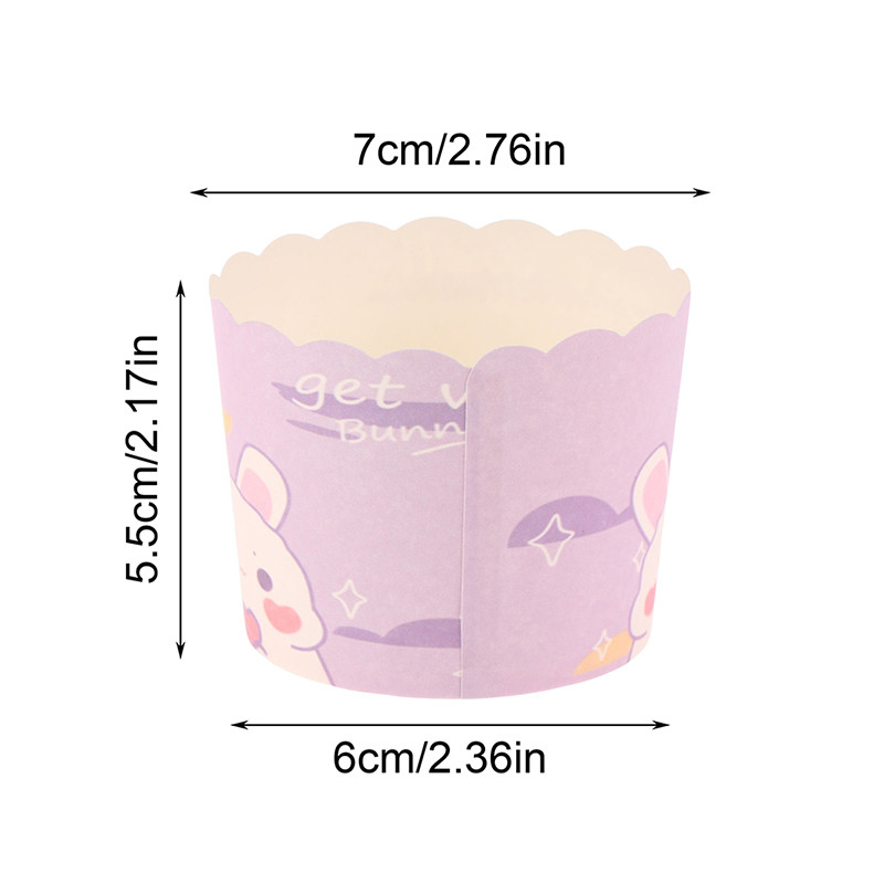50Gb Wave Print Cupcake papīra krūzes Svītrainas kūku krūzes Cepšanas veidne kāzām Baby Shower Ziemassvētku ballītes dekorēšanas piederumi