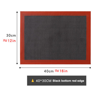 Silikona cepšanas paklāji konditorejas izstrādājumu loksnes, nepiedegošas cepeškrāsns loksnes maizes rīks cepumiem maizei Makarons virtuves trauki