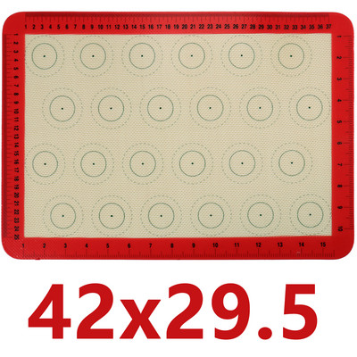 Silikona cepšanas paklāji konditorejas izstrādājumu loksnes, nepiedegošas cepeškrāsns loksnes maizes rīks cepumiem maizei Makarons virtuves trauki