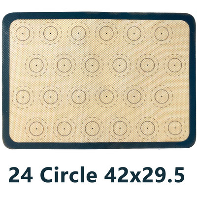 Silikona cepšanas paklāji konditorejas izstrādājumu loksnes, nepiedegošas cepeškrāsns loksnes maizes rīks cepumiem maizei Makarons virtuves trauki