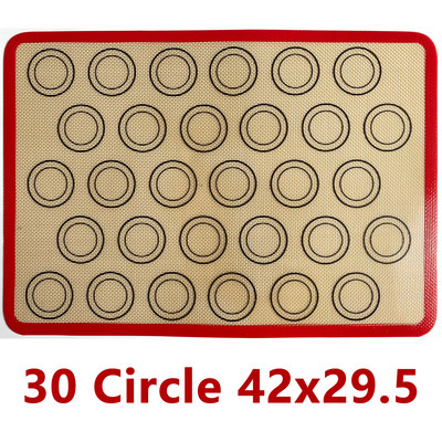 Silikona cepšanas paklāji konditorejas izstrādājumu loksnes, nepiedegošas cepeškrāsns loksnes maizes rīks cepumiem maizei Makarons virtuves trauki