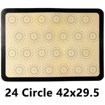 Silikona cepšanas paklāji konditorejas izstrādājumu loksnes, nepiedegošas cepeškrāsns loksnes maizes rīks cepumiem maizei Makarons virtuves trauki