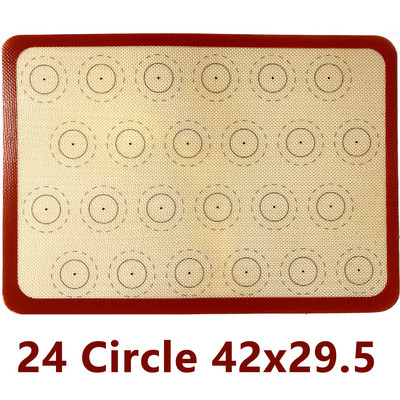 Silikona cepšanas paklāji konditorejas izstrādājumu loksnes, nepiedegošas cepeškrāsns loksnes maizes rīks cepumiem maizei Makarons virtuves trauki