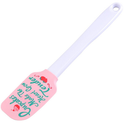 Creative Letter Silikona kūka Lāpstiņa Maizes krēms Cepšanas Skrāpis Nelipīgs Sviesta Mīklas Šokolādes mikseris Virtuves gatavošanas rīki