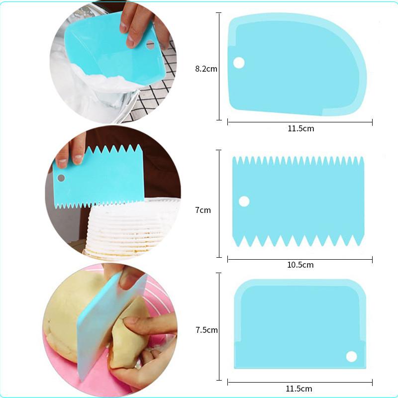 6 kom od nehrđajućeg čelika Lopatica za kremu za kolače Maslac Glazura Kuhinjski alati za pečenje kolača Pribor za svatove