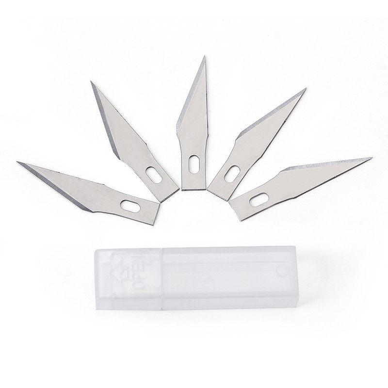 1 set neklizajućeg noža za graviranje s oštricom od 6 komada Rezbarenje skulptura Torta Umijeće u više boja Slastičarski alati Skalpel Pomoćni nož