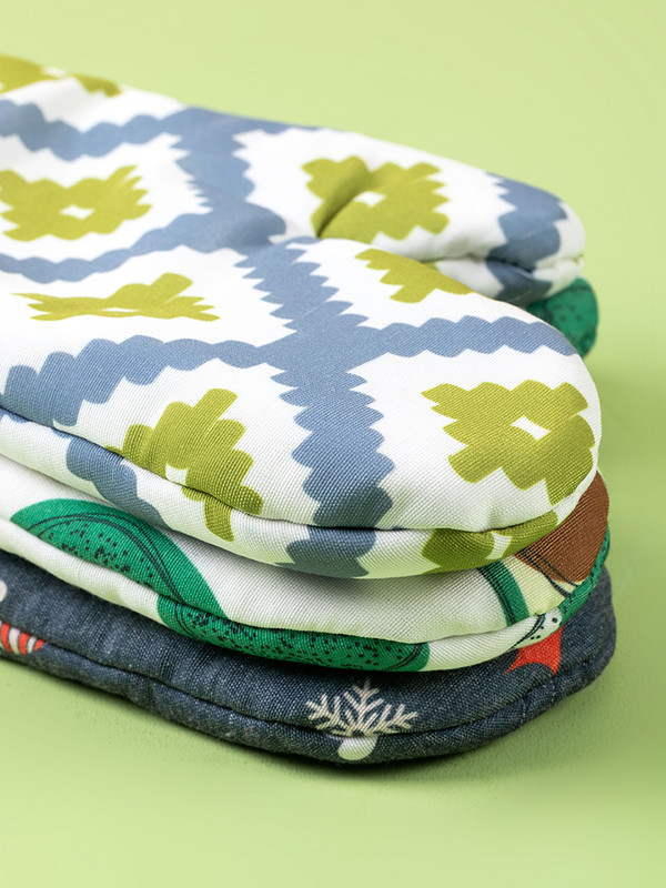 Cimdiņš Mikroviļņu krāsns Cimds Kokvilna Izolēts Cepšanai Karstumizturīgi Cimdi Cepeškrāsns Cimdi Terilēns Neslīdošs gudrs virtuves rīks