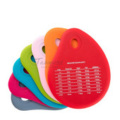 1 gab. Kūkas krēmveida skrāpis Mīklas kūkas griezējs cepšanas lāpstiņa pastveida skrāpis Silikona skrāpis Griezums ar skalu nejaušas krāsas