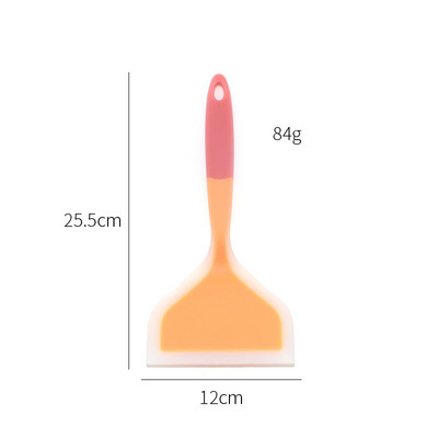 Silikoninė mentelė Nelipni keptuvė plati burna Yuzi deganti silikoninė mentelė keptų kiaušinių blynų mentelė Virtuvės reikmenys didmeninė prekyba