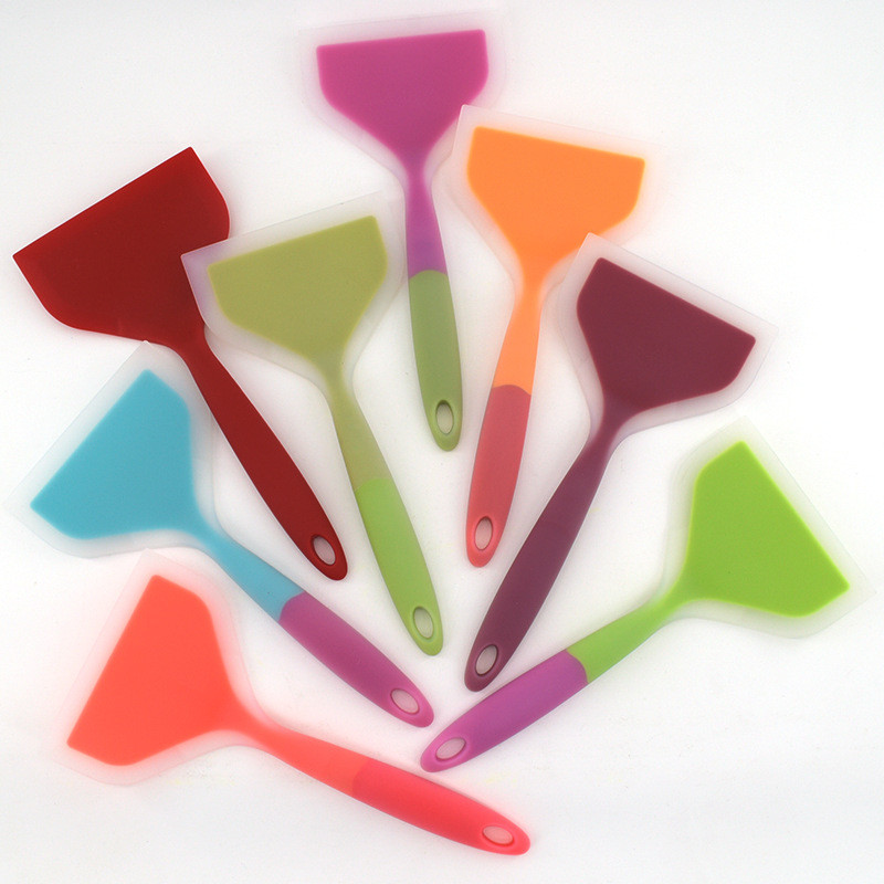 Silikoninė mentelė Nelipni keptuvė plati burna Yuzi deganti silikoninė mentelė keptų kiaušinių blynų mentelė Virtuvės reikmenys didmeninė prekyba