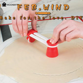 Dekoratív pitehéjvágók Pite-tésztavágó 4 élű kialakítással Hornyolt tésztavágó kerekes tésztaszerszámok Moldes De Silicona