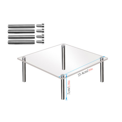 15/20/25/30 cm akrila kūku statīvs cupcake turētājs bufetes ēdināšanas desertu galda displejs ar smagu augļu komplektu kāzu ballītes svinības